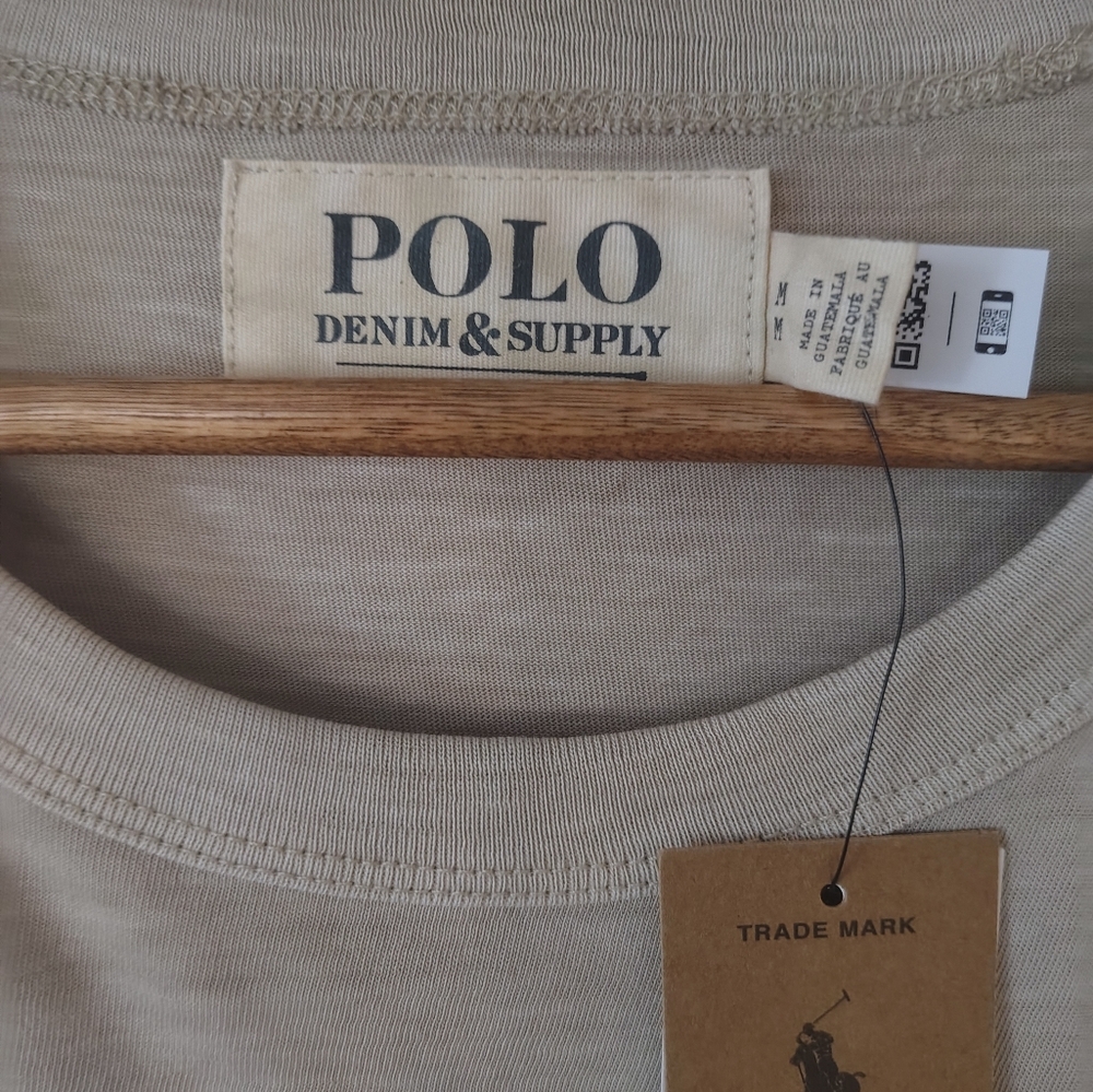 Polo by Ralph Lauren Tan Short Sleeve Tee - Picture 3 of 6